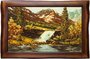 Landscape “Waterfall in the mountains”