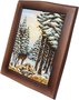Landscape “Deer in the winter forest”