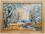 Landscape “Deer in a snowy forest”