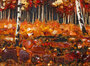 Landscape “Autumn in a birch forest”