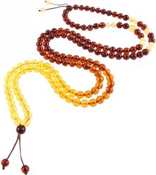 Prayer beads with gradient color transition