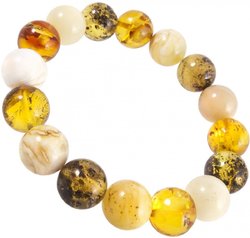 Bracelet made of amber balls “Assorted”