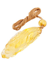 Amber pendant “Cabbage”