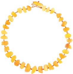 Children's beads made of polished stones