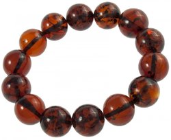 Bracelet made of amber balls