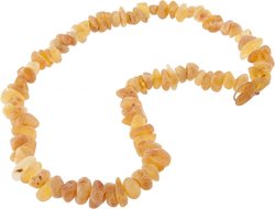 Beads made of polished amber stones (medicinal)