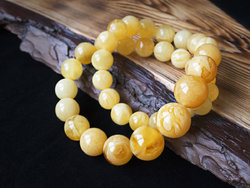 Amber beads "Dora"