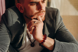 Bracelet made of amber balls