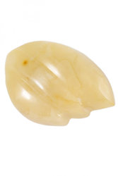 Carved amber brooch “Angel Wing”