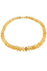 Beads made from amber donut stones “Triumph”