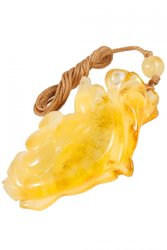 Amber pendant "Dolphin"