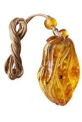 Amber pendant “Corn”