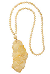 Amber beads with “Dragon” pendant