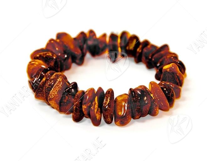Bracelet with amber stones Bracelet with amber stones
