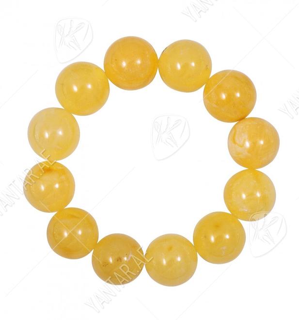 Bracelet made of amber balls