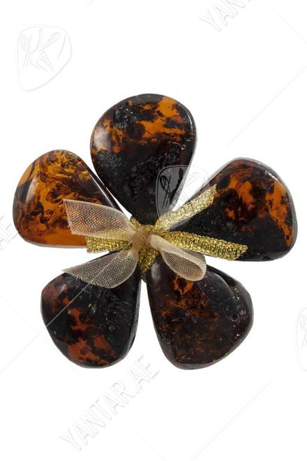 Author's brooch “Volcanic lava”
