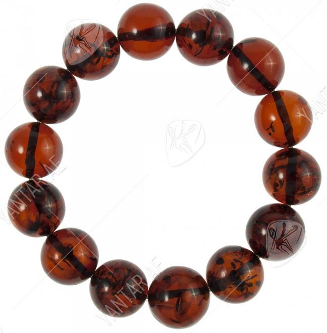 Bracelet made of amber balls