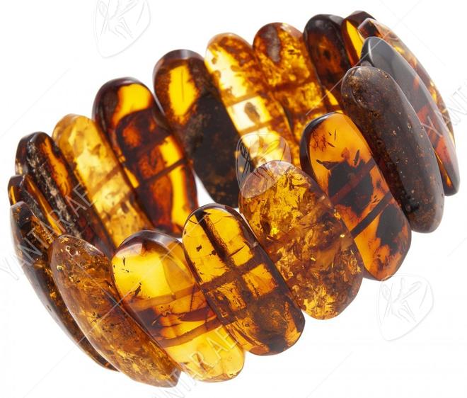 Amber bracelet “Autumn Palette”