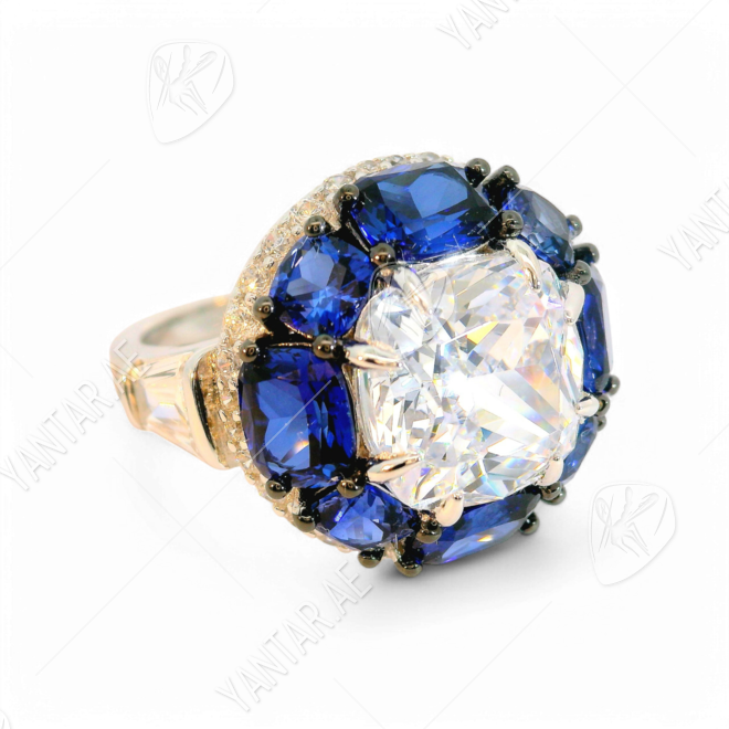 Blue Gemstone Ring