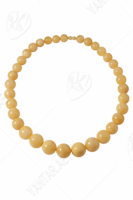 Pressed amber beads