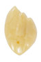Carved amber brooch “Angel Wing”