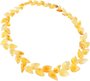 Beads made of light translucent amber “Triumph”