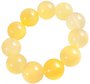 Bracelet made of light amber balls