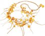 Amber beads “Grass”