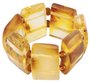 Honey colored amber ring