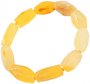 Bracelet made of light multifaceted amber stones