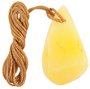 Amber polished pendant (medicinal) “Sunny”