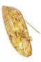 Amber brooch