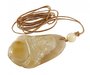 Buddha pendant on a wax rope