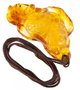 Pendant “Fish” on a waxed rope