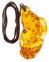 Pendant “Fish” on a waxed rope