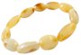 Bracelet made of light amber stones