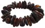 Bracelet made of dark amber stones