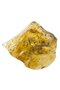 Brooch made of solid light amber
