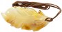 Pendant “Leaf” on a waxed rope