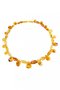 Amber necklace “Rays of the sun”