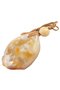 Amber pendant of natural color with different shades