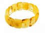Bracelet made of figured amber stones