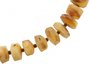 Polished amber beads