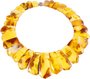 Amber necklace in honey shades “Cleopatra”