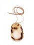 Pendant-figurine “Buddha” on a wax rope