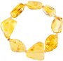 Amber bracelet in light shades “Meline”