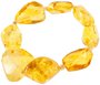 Amber bracelet in light shades “Meline”