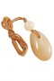 Drop-shaped amber pendant