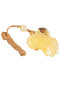 Carved amber pendant “Leaf”