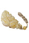 Amber pendant on a rope “Leaf”